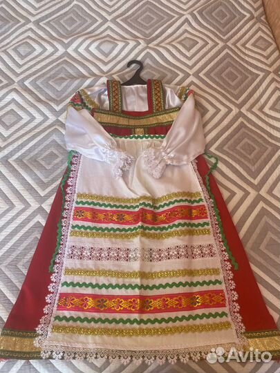 Русский народный костюм для девочек. Фольклорный