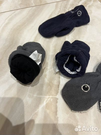 Варежки детские 2 пары