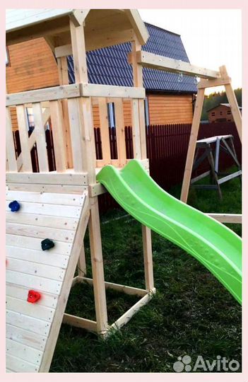 Деткая площадка уличная из дерева