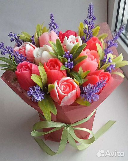 Букет из мыла