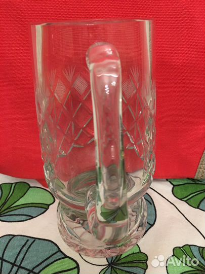 Кружка хрустальная пивная