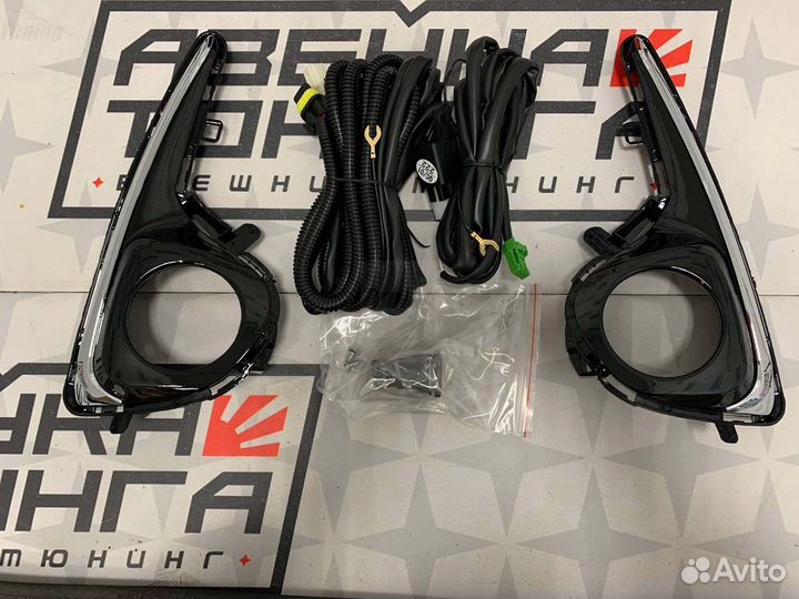 Туманки Toyota Vitz 130 2017-2020 год Q9445