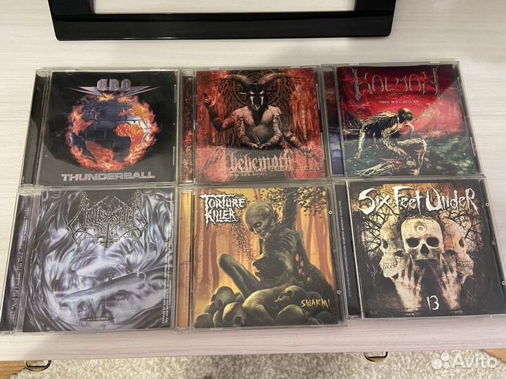 Музыкальные cd диски (black, death metal)