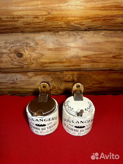 Солонка и сахарница с ложками «Старый Прованс»