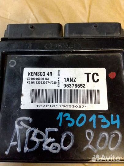 Эбу мозги шевроле авео т 200 1.2 л