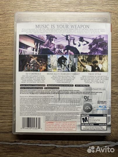 Игра Def Jam: Icon (PS3, ENG) ритм и музыка, файти