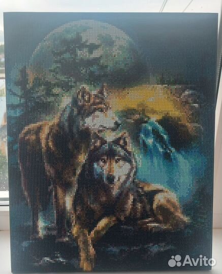 Картина волки