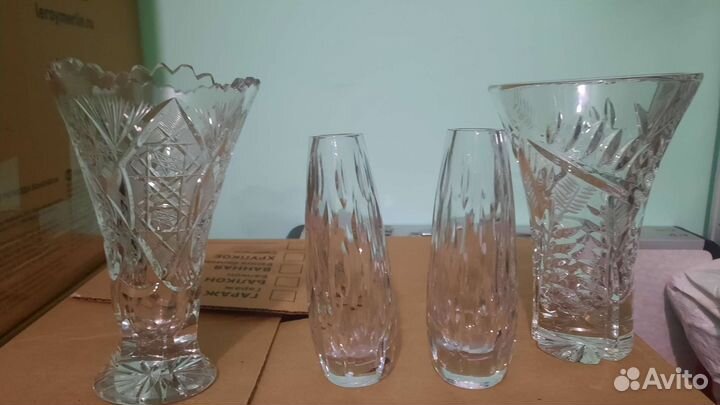 Хрустальная ваза