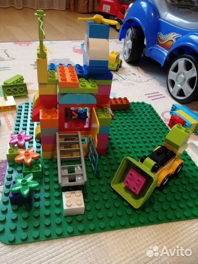 Lego duplo классик +мои первые машинки+основа