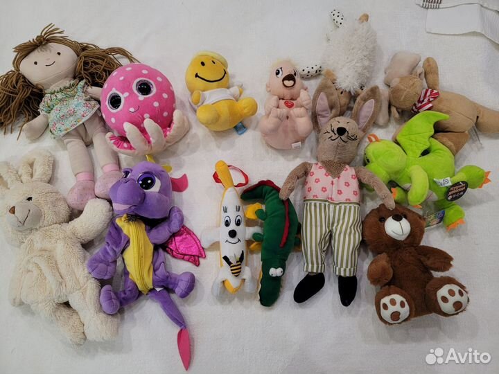 Мягкие игрушки пакетом