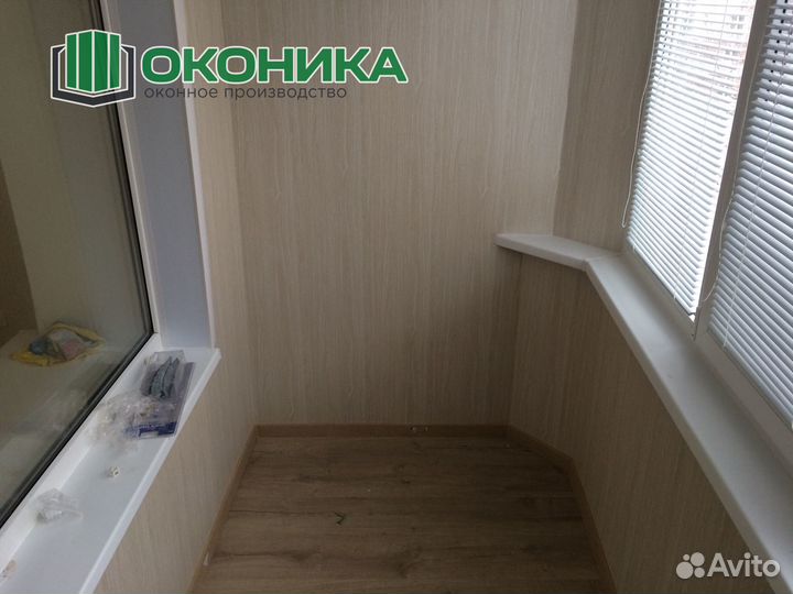 Отделка балконов под ключ