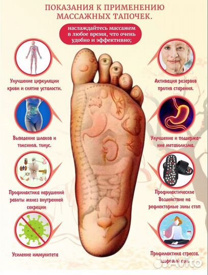 Массажные тапочки