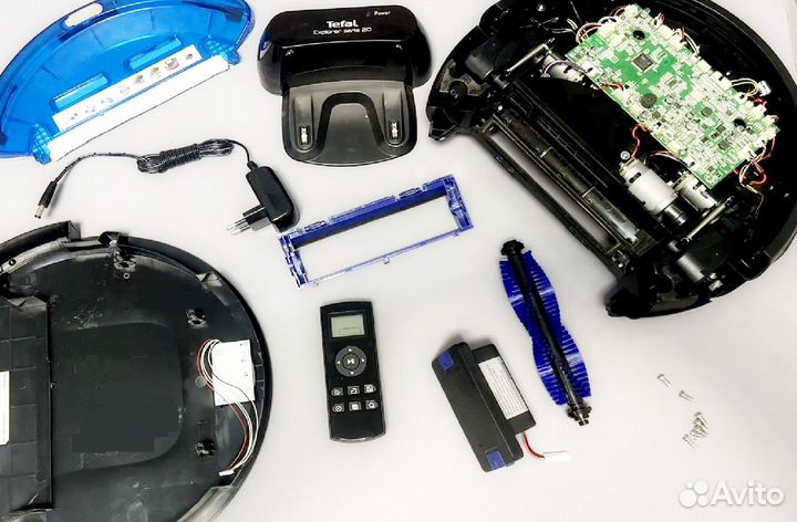 Робот пылесос по запчастям tefal 20