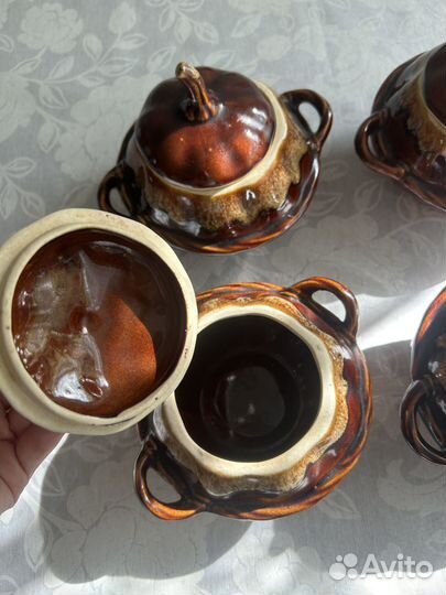 Вазы хрустальные, посуда, горшки для чанахи