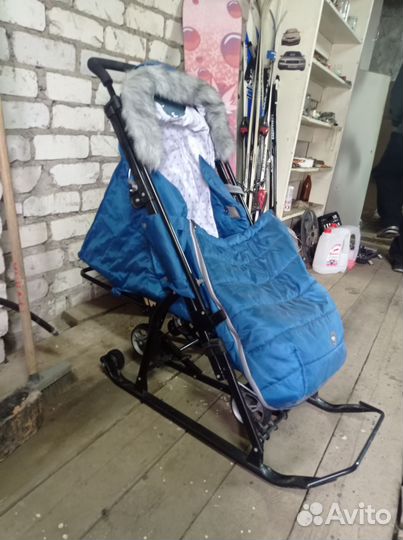 Коляска санки Ника