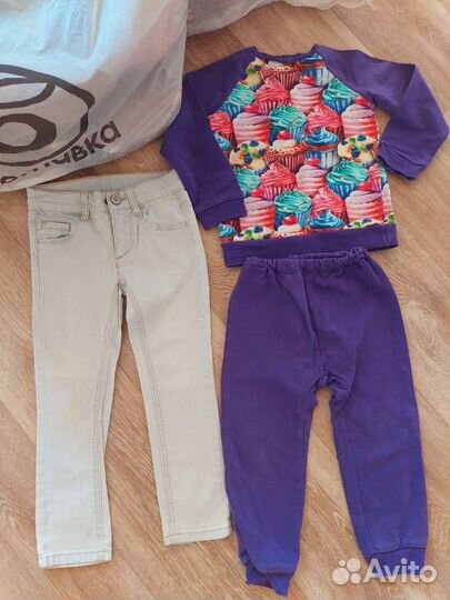 Вещи пакетом на девочку от 3 мес до 1.5 лет