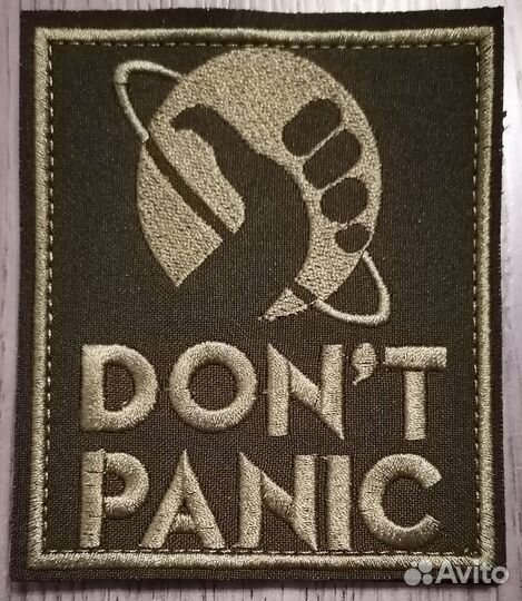 Патчи нашивки Dont panic