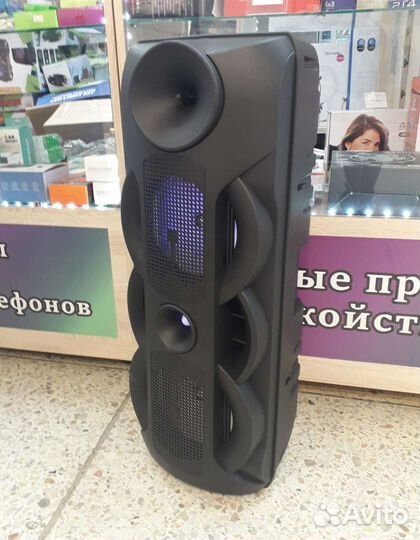 Мощная акустическая bluetooth колонка