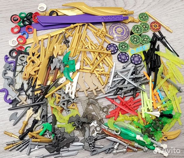 Lego ninjago аксессуары оригинал много