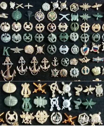 Кокарды и эмблемы, знаки