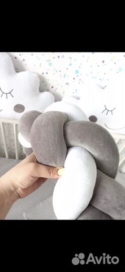 Бортики в кроватку новые