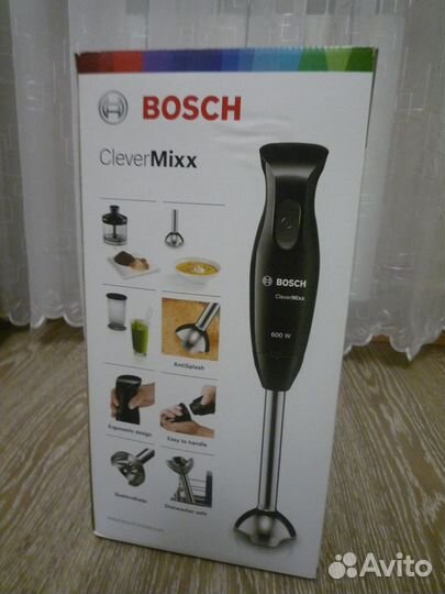 Блендер погружной bosch clever mix 600w MSN 2620B