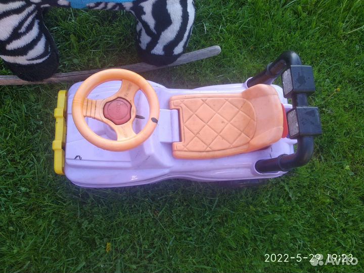 Развивающий коврик+качалка+ машинка+ходунки+игруш