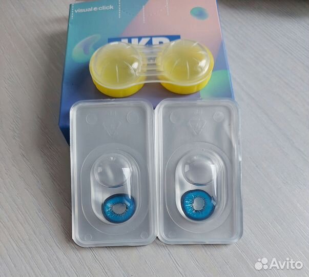 Линзы контактные цветные