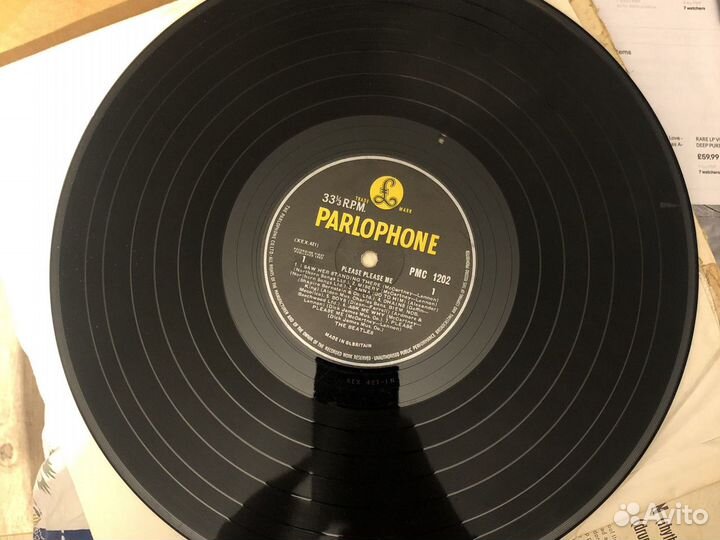 THE beatles please please ME LP