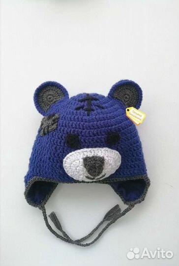 Варежки и шапочка. зимний комплект