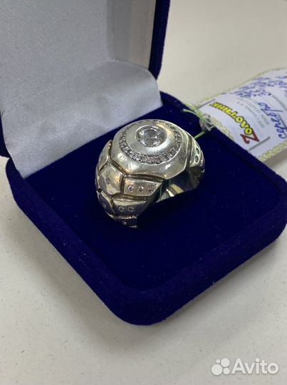 Мужская серебрянная печатка 925 пробы размер 20.5