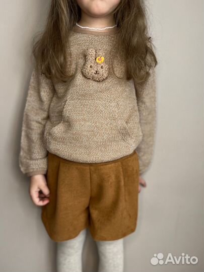 Вязанная кофта для девочки