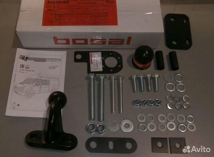 Фаркоп Форд (Ford) Transit 2000-2014 без ступеньки