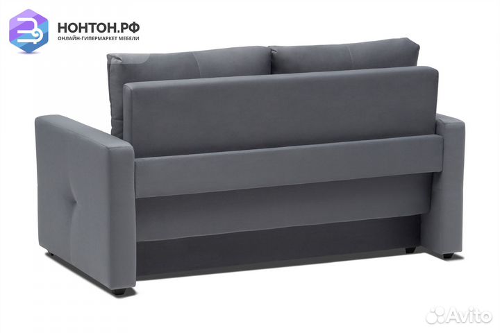 Диван шагающая еврокнижка Вита темно-серый