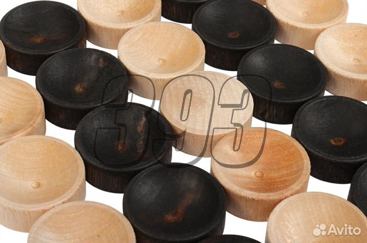 Фишки для нард 29 мм Берёзовые (52923)