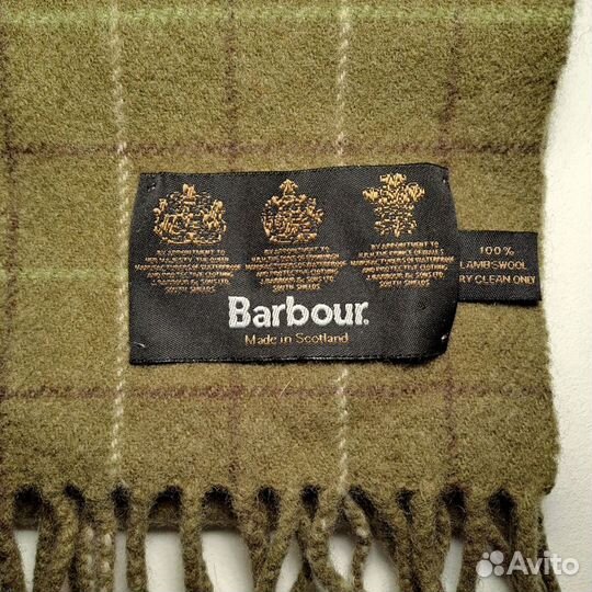 Шерстяной шарф Barbour Made in Scotland