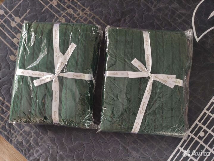 Пледы вязаные