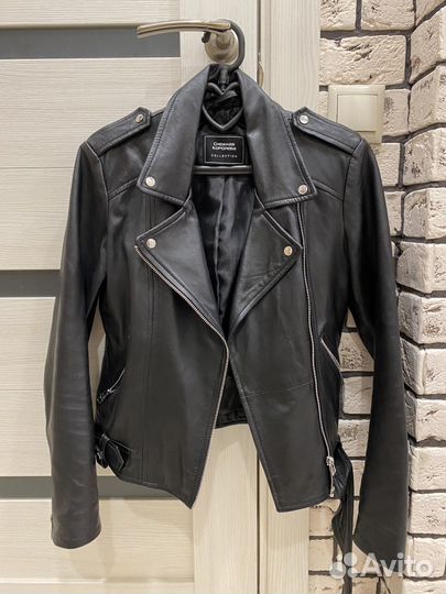 Кожаная куртка женская