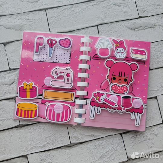 Тока Бока мини альбом на липучках