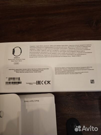 AppleWatch Series 6 44mm Space Gray Aluminium case