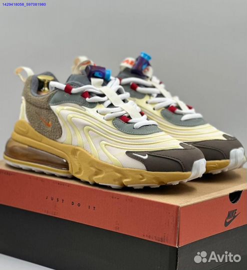 Кроссовки Nike Air Max 270 React Travis Scott (Арт.36490)