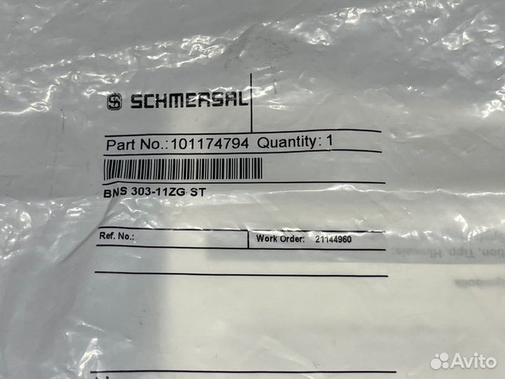 Schmersal BNS303 11ZG-ST 101174794 новый, 1 шт