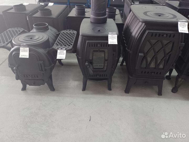 Печи чугунные отопительные