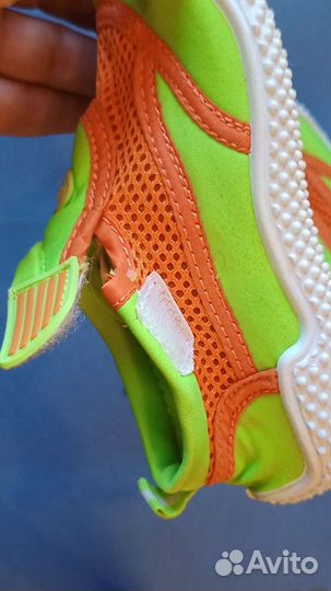 Детские коралловые пляжные тапочки р.27