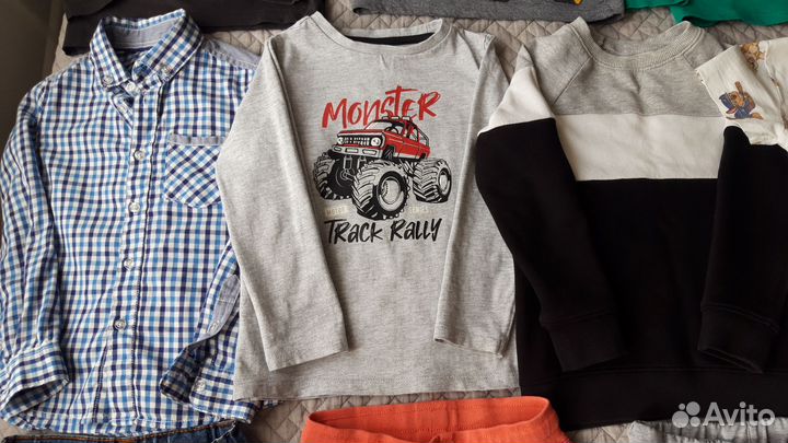 Вещи пакетом для мальчика 104 110