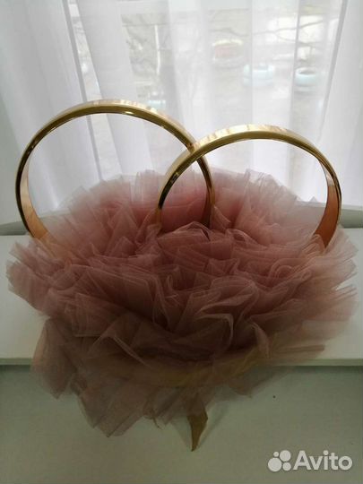 Кольца на машину свадебные