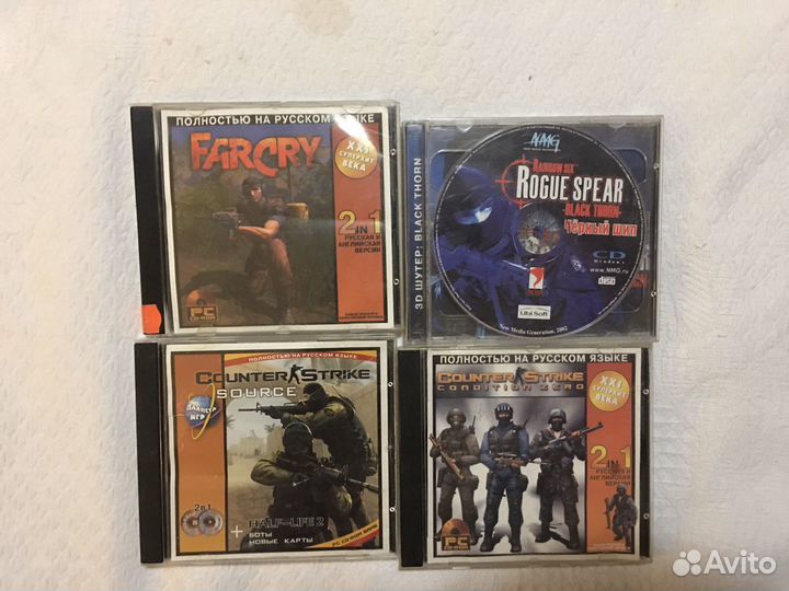 CD-диски и DVD -диски с играми