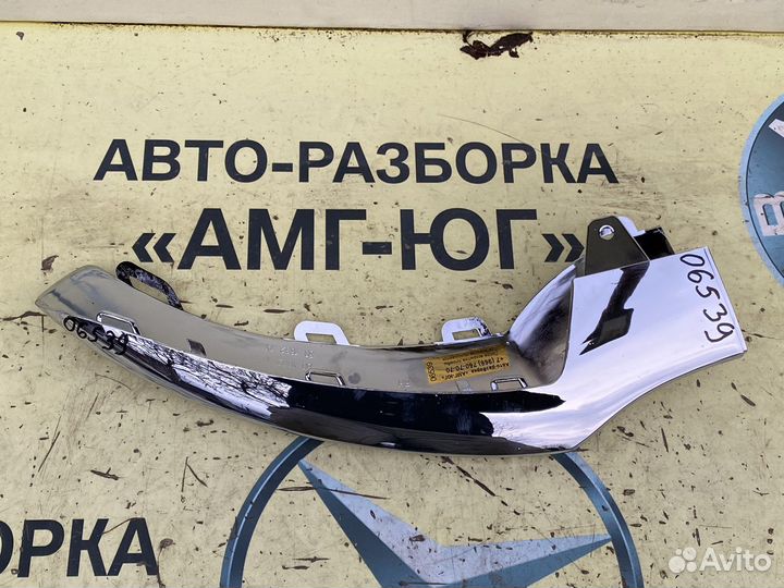 Mercedes W292 C292 AMG хром бампера переднего RH