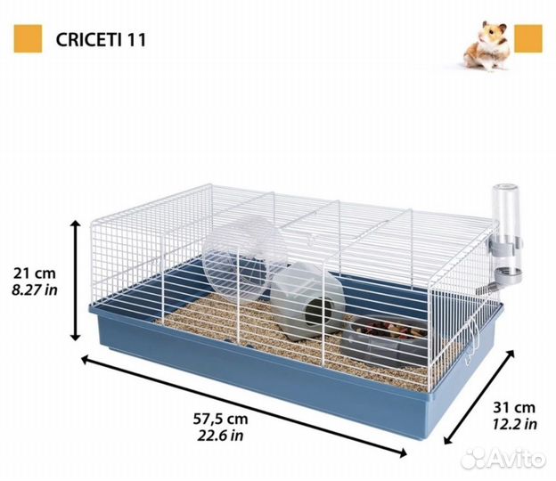 Клетка criceti 11 для грызунов