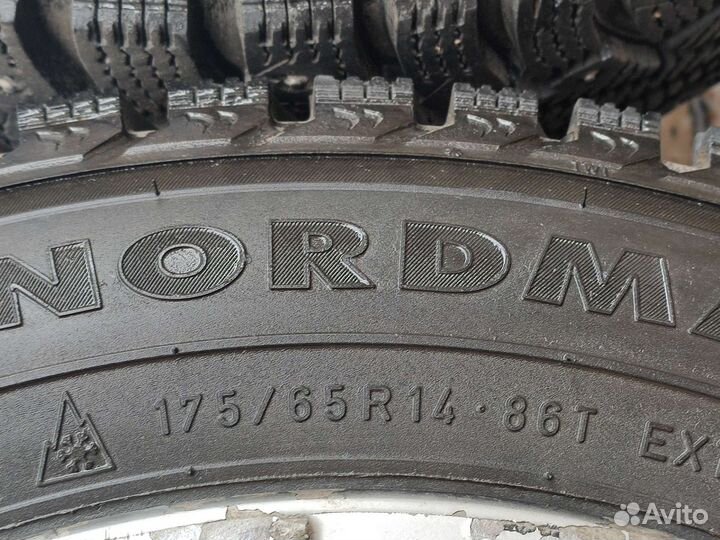 Шины Nokian Nordman 5 175/65 R14 + Литые диски R14